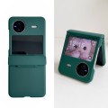 For vivo X Flip Skin Feel PC Full Coverage Shockproof Phone Case(Dark Green)