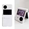 For vivo X Flip Skin Feel PC Full Coverage Shockproof Phone Case(White)