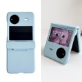 For vivo X Flip Skin Feel PC Full Coverage Shockproof Phone Case(Light Blue)