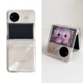 For vivo X Flip Skin Feel PC Full Coverage Shockproof Phone Case(Transparent)