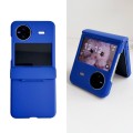 For vivo X Flip Skin Feel PC Full Coverage Shockproof Phone Case(Blue)