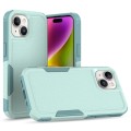 For iPhone 15 2 in 1 PC + TPU Phone Case(Light Green)