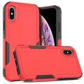 For iPhone X / XS 2 in 1 PC + TPU Phone Case(Red)