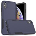 For iPhone XS Max 2 in 1 PC + TPU Phone Case(Dark Blue)