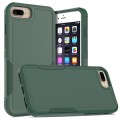 For iPhone 8 Plus / 7 Plus / 6 Plus 2 in 1 PC + TPU Phone Case(Dark Green)