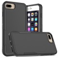 For iPhone 8 Plus / 7 Plus / 6 Plus 2 in 1 PC + TPU Phone Case(Black)