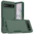 For Google Pixel 6a 2 in 1 PC + TPU Phone Case(Dark Green)