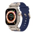 For Apple Watch Ultra 49mm Explorer TPU Watch Band(Titanium Blue)