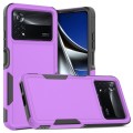 For Xiaomi Poco X4 Pro 5G 2 in 1 PC + TPU Phone Case(Purple)