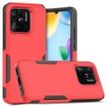 ForXiaomi Redmi 10C 2 in 1 PC + TPU Phone Case(Red)