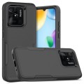 ForXiaomi Redmi 10C 2 in 1 PC + TPU Phone Case(Black)