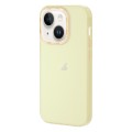 For iPhone 14 TGVIS Grace Series Transparent Color Phone Case(Gold)