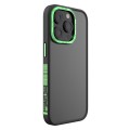 For iPhone 14 Pro TGVIS Vibrant Series Fashion Frame Phone Case(Black)