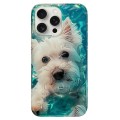 For iPhone 15 Pro Double Sided IMD Full Coverage TPU Phone Case(Schnauzer)