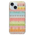 For iPhone 15 Double Sided IMD Full Coverage TPU Phone Case(Pentagram Cats Dogs)