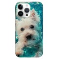 For iPhone 14 Pro Double Sided IMD Full Coverage TPU Phone Case(Schnauzer)