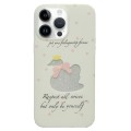 For iPhone 14 Pro Max Double Sided IMD Full Coverage TPU Phone Case(Hollow Bow Swan)