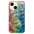 For iPhone 13 Double Sided IMD Full Coverage TPU Phone Case(Green Halo Ripple)
