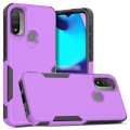 For Motorola Moto E20 / E30 / E40 2 in 1 PC + TPU Phone Case(Purple)