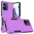 For Motorola Edge+ 2023 / Edge 40 Pro 2 in 1 PC + TPU Phone Case(Purple)