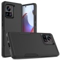 For Motorola Edge+ 2023 / Edge 40 Pro 2 in 1 PC + TPU Phone Case(Black)