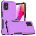 For Motorola Moto G Stylus 5G 2021 2 in 1 PC + TPU Phone Case(Purple)