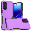 For Motorola Moto G Stylus 5G 2022 2 in 1 PC + TPU Phone Case(Purple)