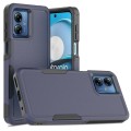 For Motorola Moto G14 2 in 1 PC + TPU Phone Case(Dark Blue)