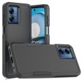 For Motorola Moto G14 2 in 1 PC + TPU Phone Case(Black)