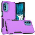 For Motorola Moto G52 / G82 2 in 1 PC + TPU Phone Case(Purple)