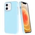 For iPhone 12 Big Hole Dopamine PC Phone Case(Blue)