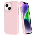 For iPhone 14 Big Hole Dopamine PC Phone Case(Pink)