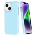 For iPhone 14 Big Hole Dopamine PC Phone Case(Blue)