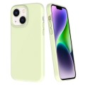 For iPhone 14 Big Hole Dopamine PC Phone Case(Green)