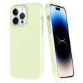 For iPhone 14 Pro Max Big Hole Dopamine PC Phone Case(Green)