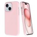 For iPhone 15 Big Hole Dopamine PC Phone Case(Pink)
