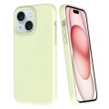For iPhone 15 Big Hole Dopamine PC Phone Case(Green)