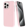 For iPhone 15 Pro Big Hole Dopamine PC Phone Case(Pink)