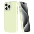 For iPhone 15 Pro Big Hole Dopamine PC Phone Case(Green)