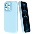 For iPhone 12 Pro Max Fine Hole Dopamine PC Phone Case(Blue)