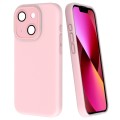 For iPhone 13 Fine Hole Dopamine PC Phone Case(Pink)