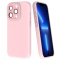 For iPhone 13 Pro Fine Hole Dopamine PC Phone Case(Pink)