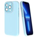 For iPhone 13 Pro Fine Hole Dopamine PC Phone Case(Blue)