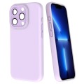 For iPhone 13 Pro Fine Hole Dopamine PC Phone Case(Purple)