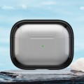 For AirPods Pro 2  TPU Hybrid PC Case with Holder(Black)