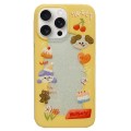 For iPhone 15 Pro Double Sided IMD Full Coverage TPU Phone Case(Side Cake Puppy)