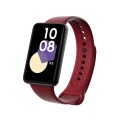 For Honor Band 9 Black Buckle TPU Watch Band(Wine Red)