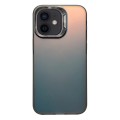 For iPhone 12 / 12 Pro Laser Gradient Color PC + TPU Phone Case(Dazzle Black)