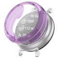 For Garmin Lily 2 Half Pack Hollow TPU Watch Protective Case(Transparent Purple)
