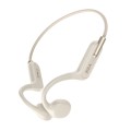 ZGA SP06 Waterproof Bone Conduction Bluetooth Sports Earphone(White)